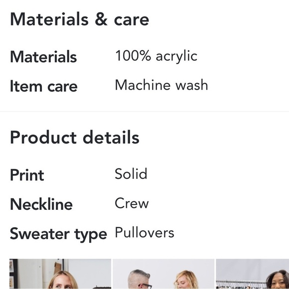 🆕 Love Ellie - Long Sleeve pullover sweater - girls size XXL.  Pink - Picture 2 of 13